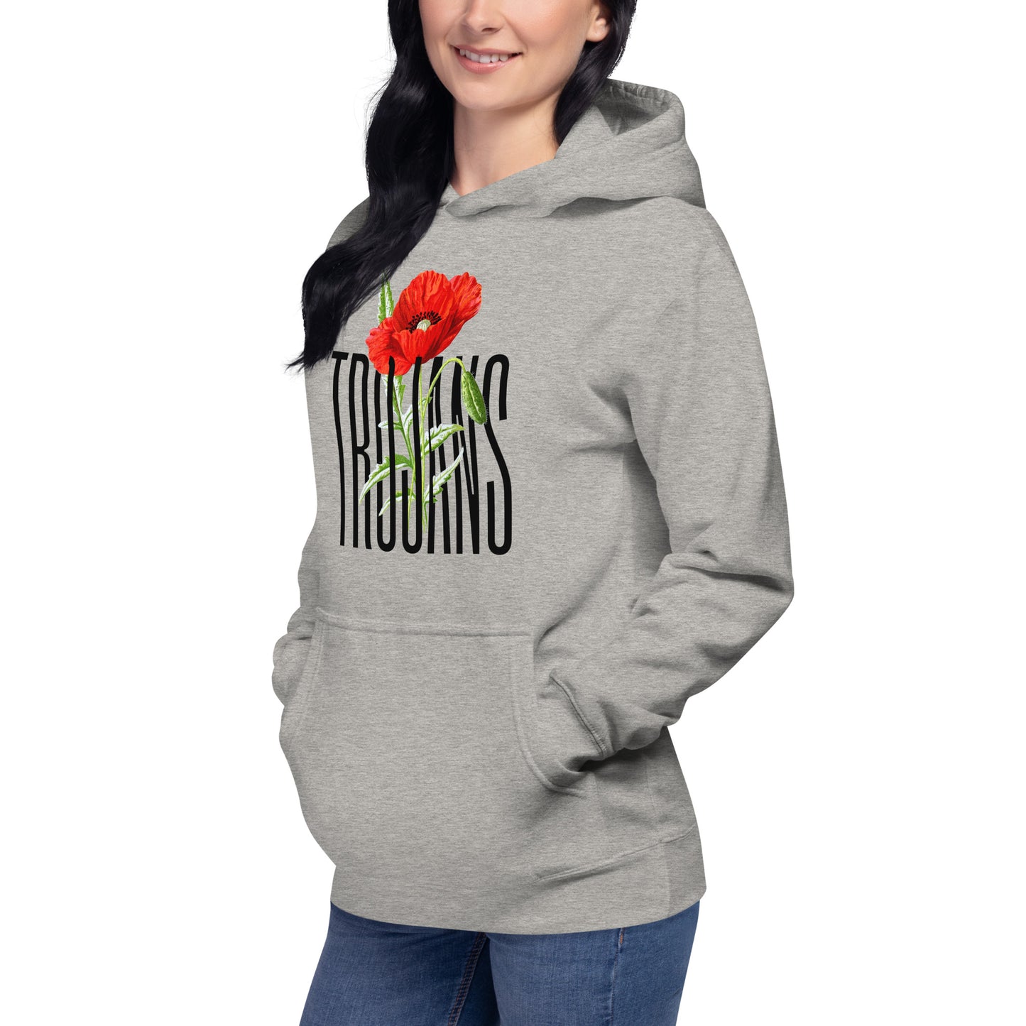 Coffee Trojan Women's Poppy Hoodie