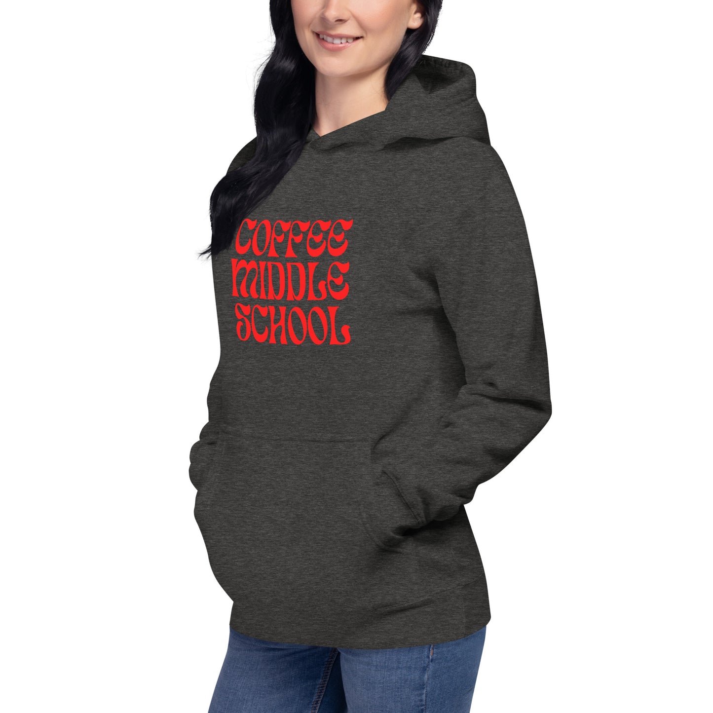 Coffee Middle School Typography Unisex Hoodie