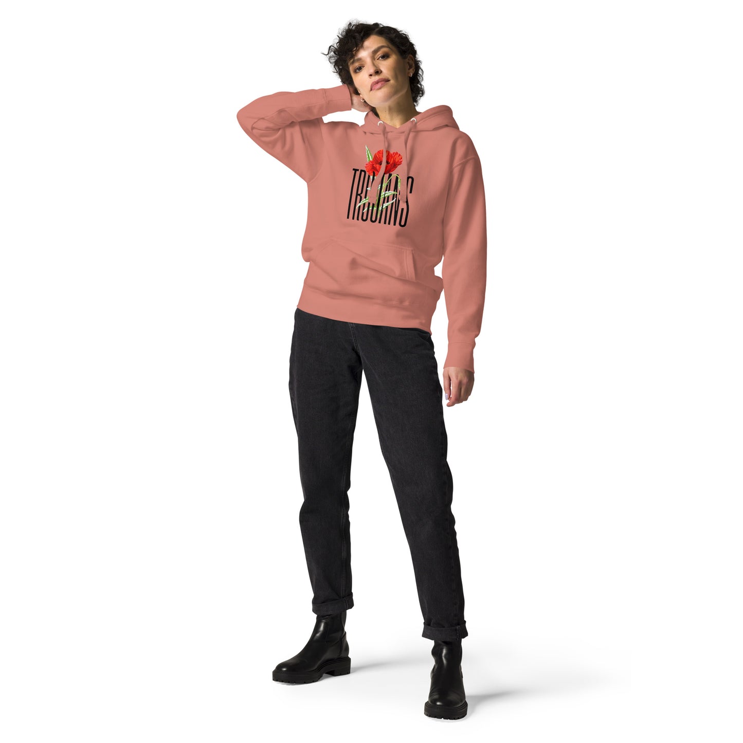 Coffee Trojan Women's Poppy Hoodie