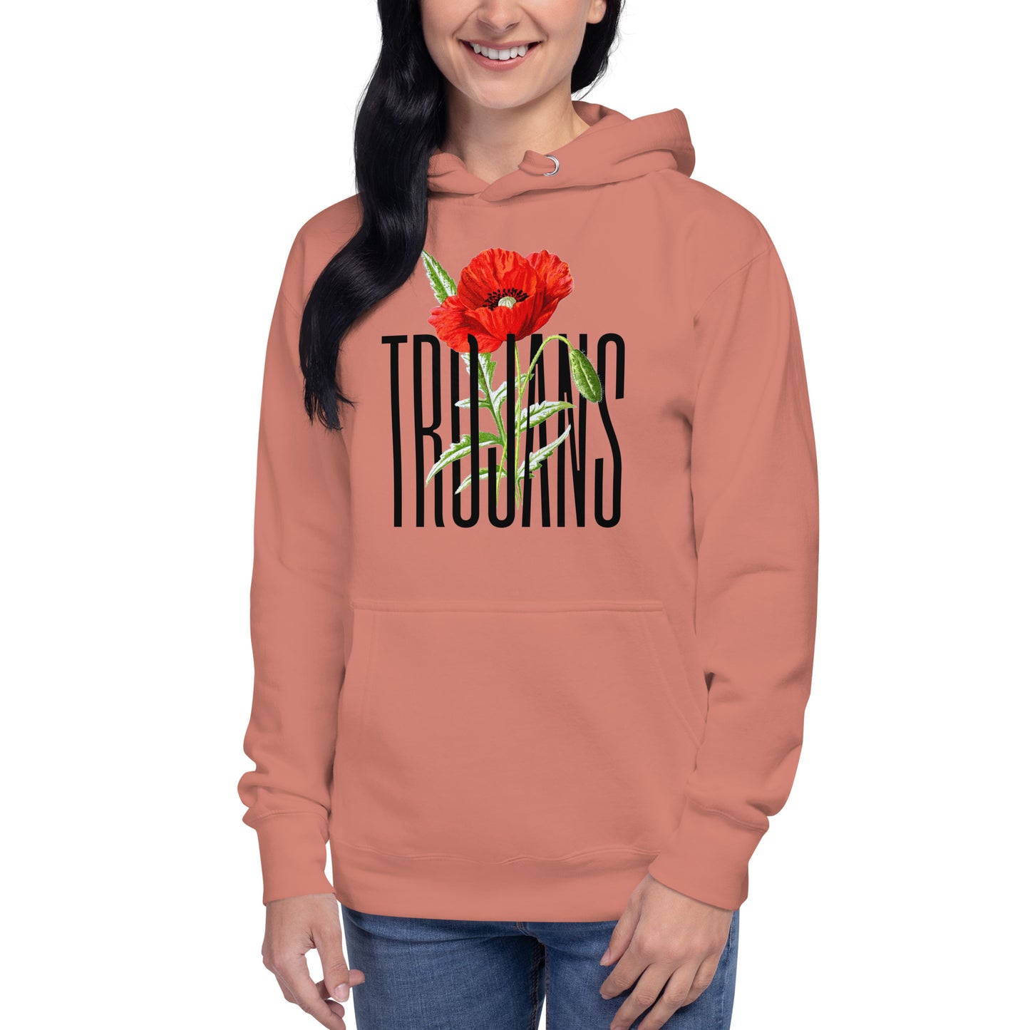 Coffee Trojan Women's Poppy Hoodie