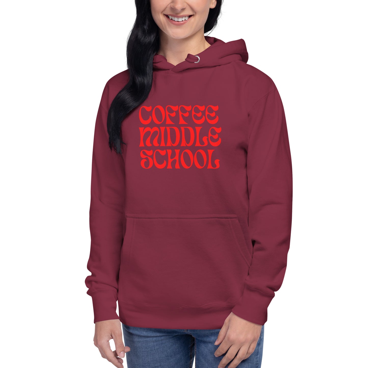 Coffee Middle School Typography Unisex Hoodie