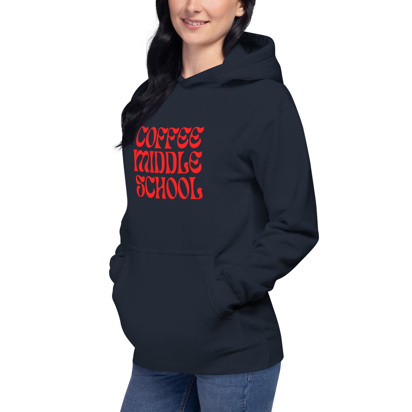 Coffee Middle School Typography Unisex Hoodie