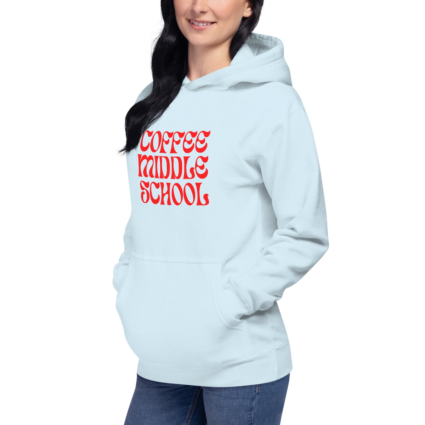 Coffee Middle School Typography Unisex Hoodie