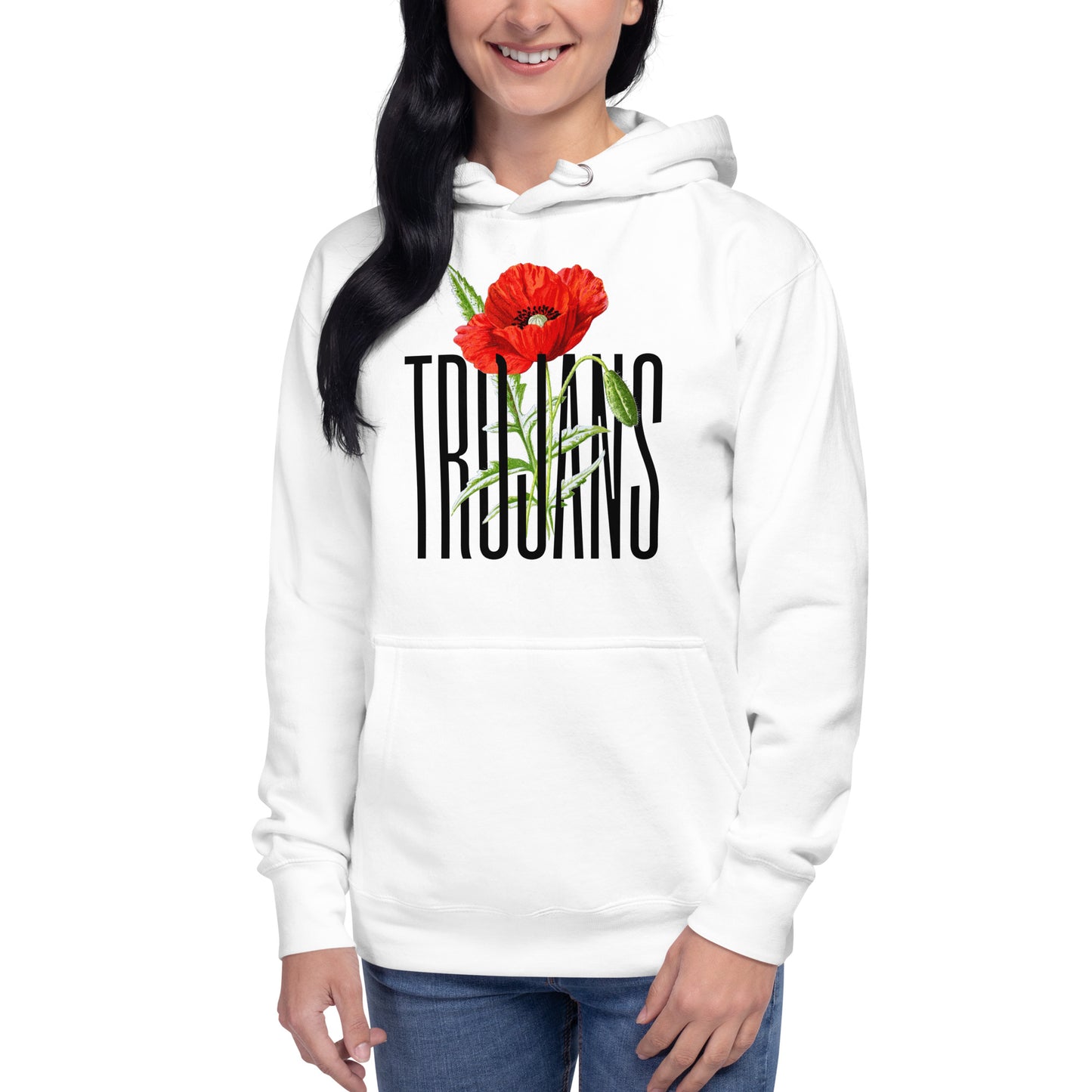 Coffee Trojan Women's Poppy Hoodie