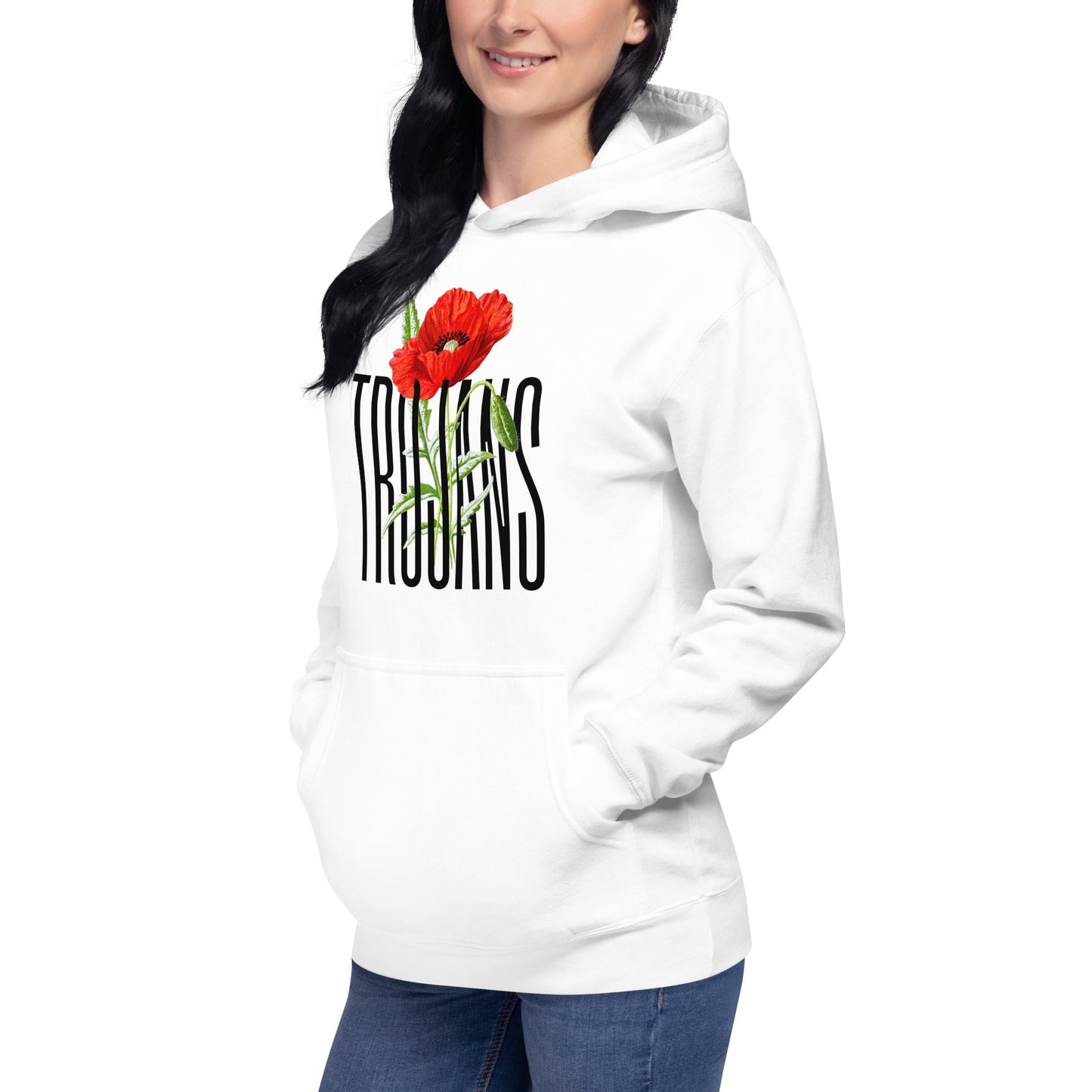 Coffee Trojan Women's Poppy Hoodie