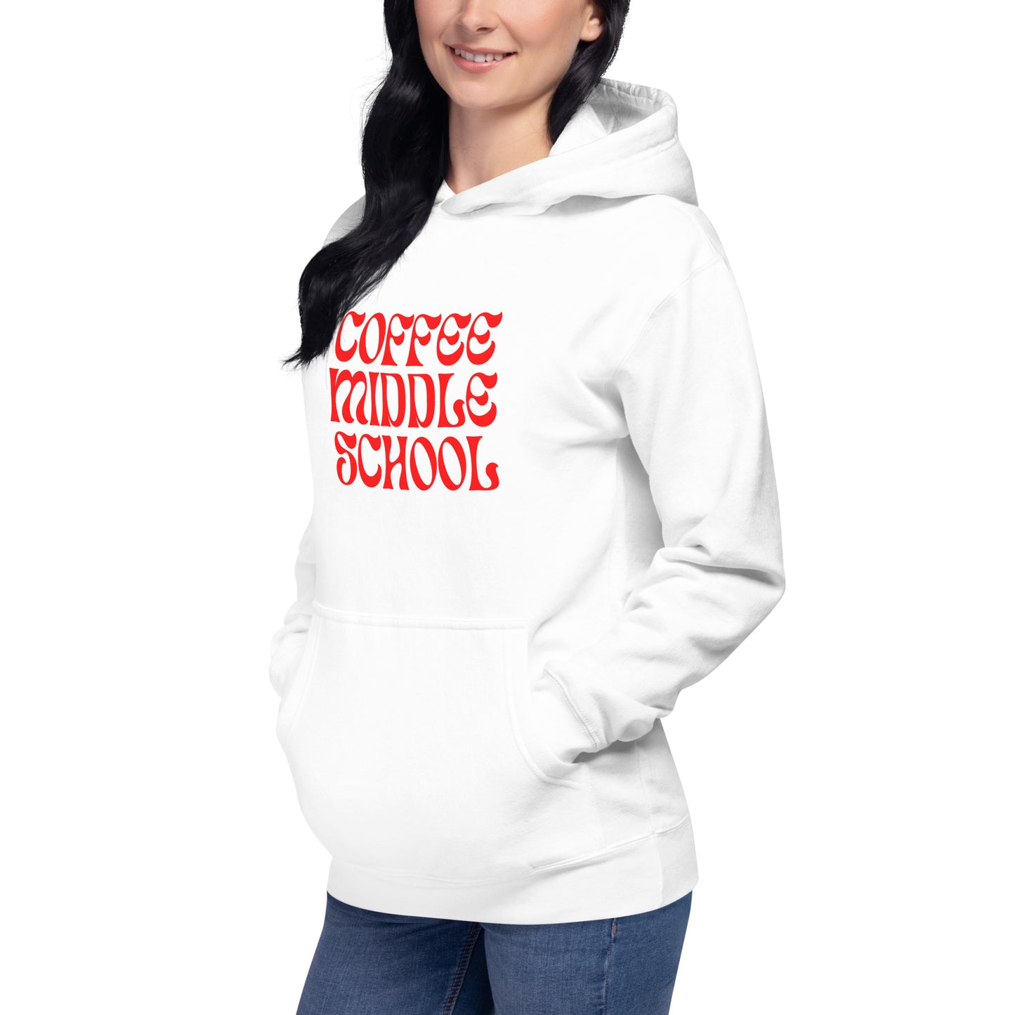 Coffee Middle School Typography Unisex Hoodie