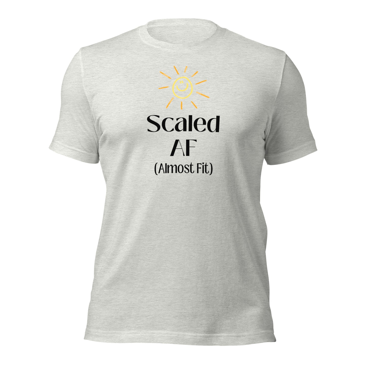 Crossfit Team Name Scaled AF (Almost Fit) Unisex T-Shirt