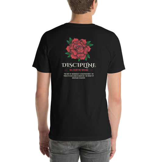 SilverTin Vintage Rose Discipline Mediocracy Success Gym T-Shirt