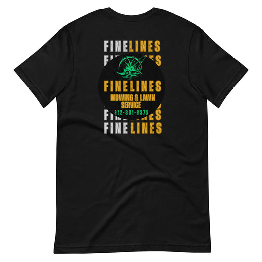 Custom Order Fine Lines Mowing and Lawn Service T-Shirt