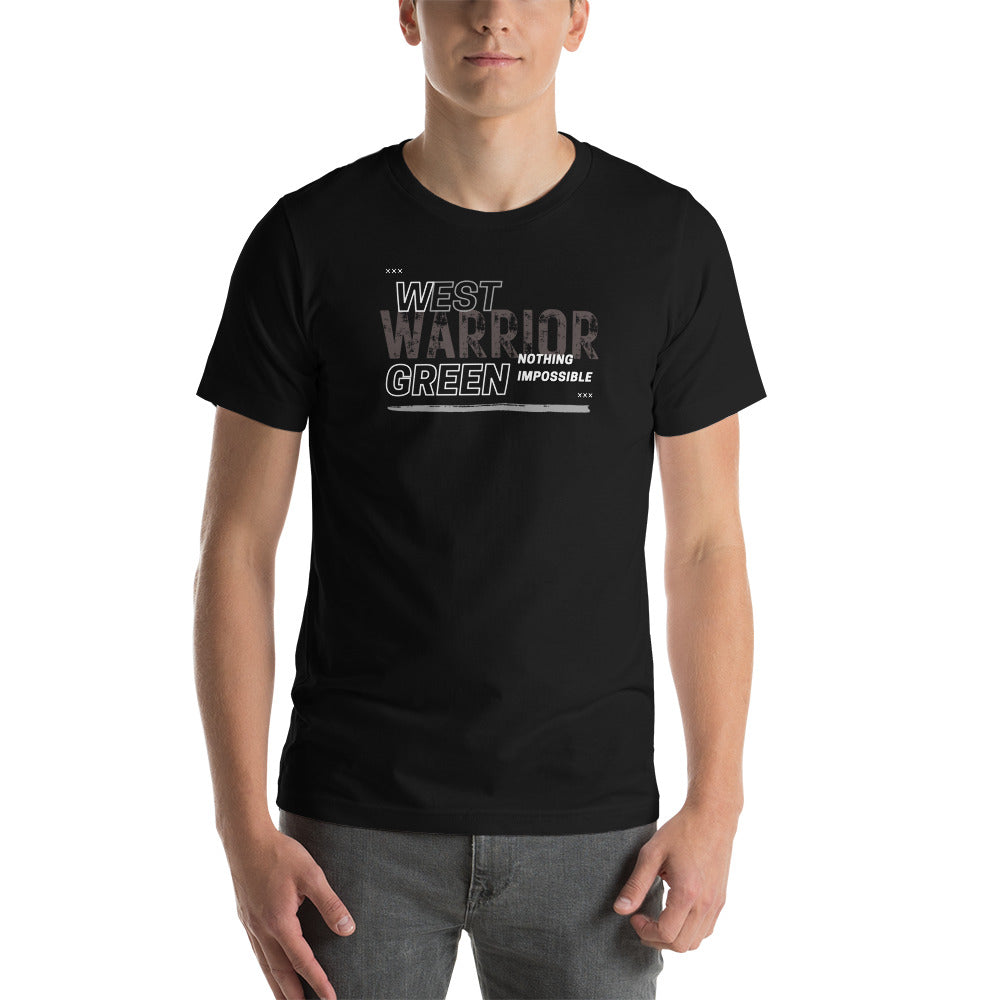 West Green Warrior Bella Canvas Unisex School T-Shirt