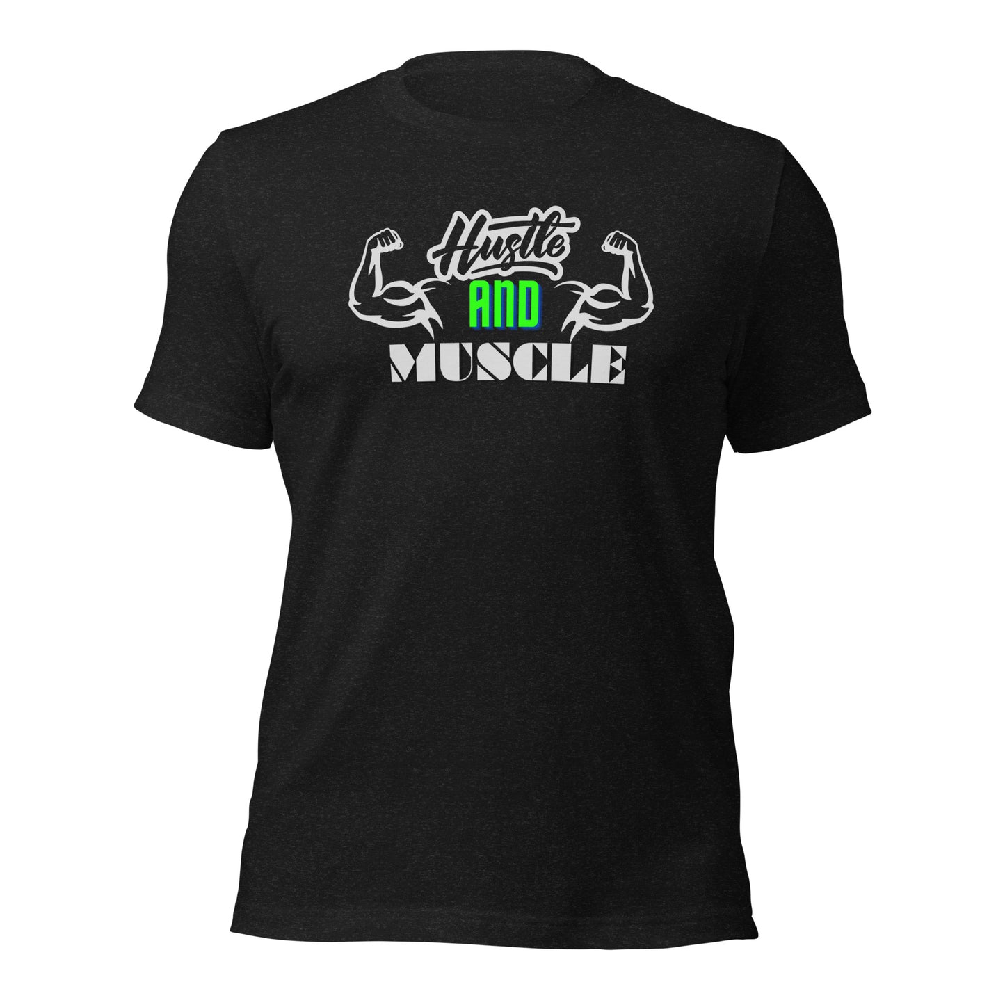 Crossfit Team Name Hustle and Muscle Unisex T-Shirt