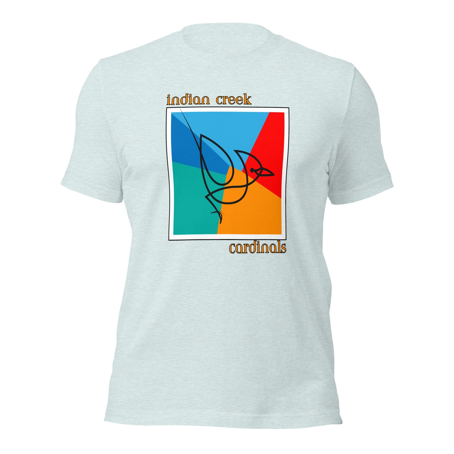 Indian Creek Cardinals Bella Canvas Unisex School T-Shirt