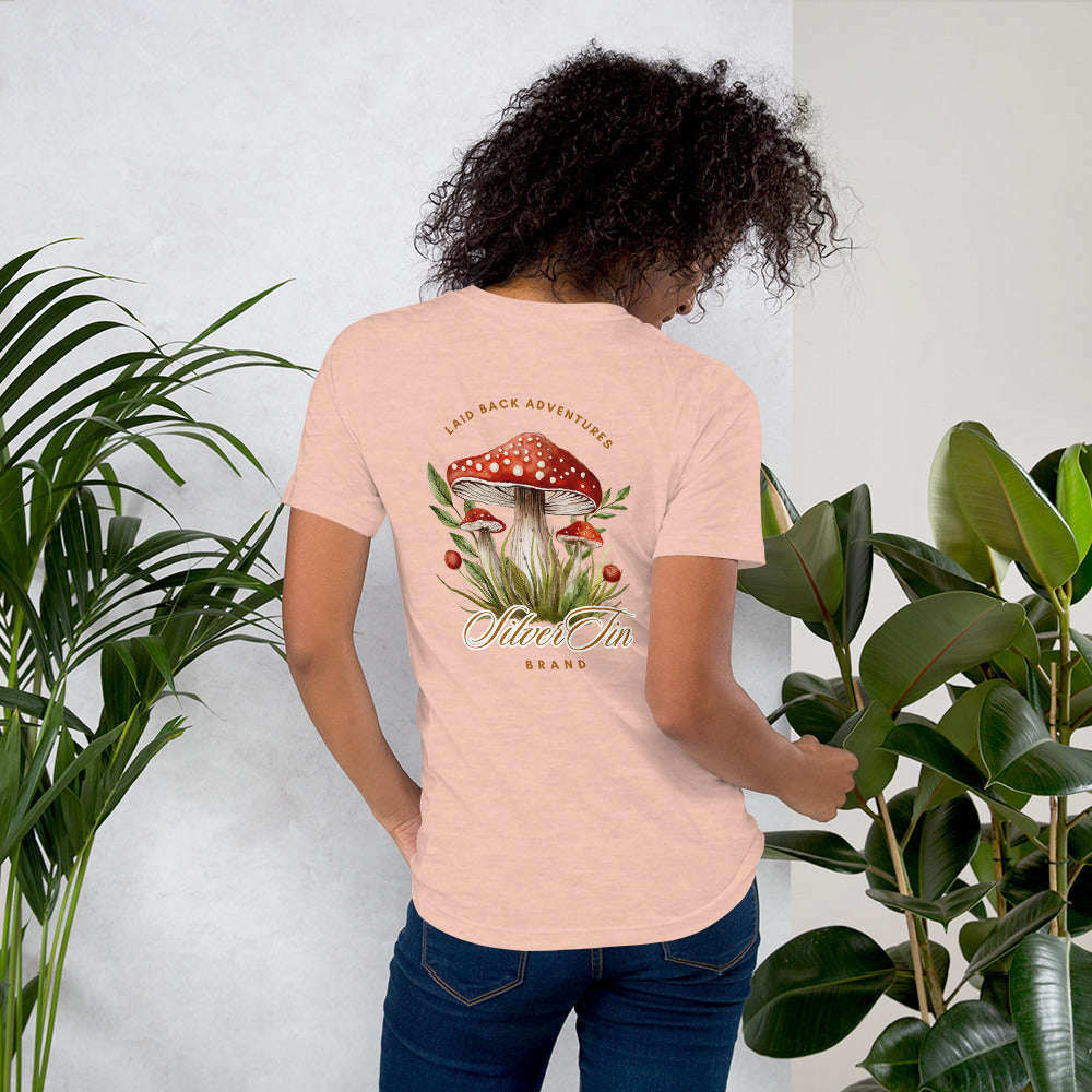 SilverTin Mushroom Laid Back Adventures Unisex Tee