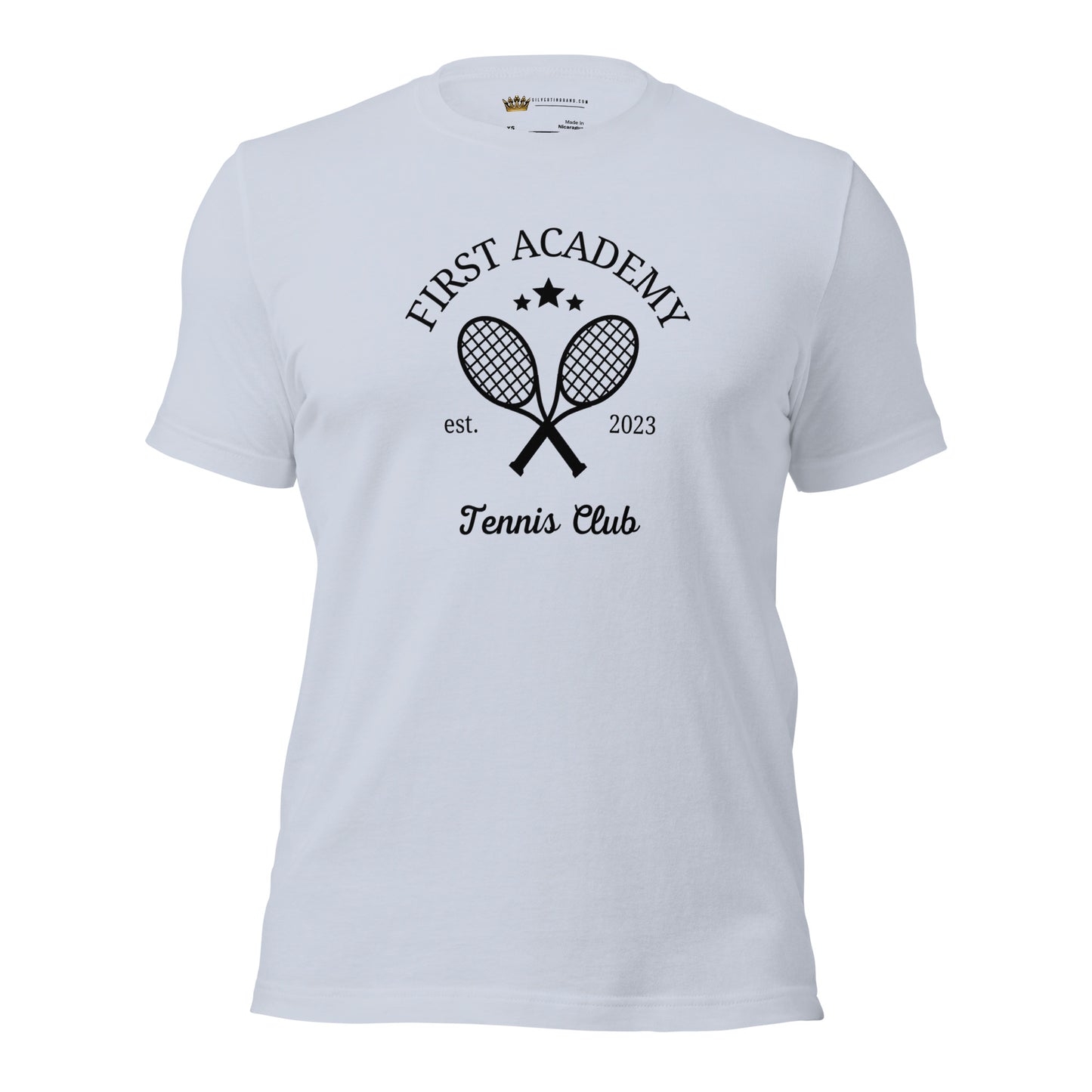 First Academy Tennis Club Shirt, Tennis T-Shirt, Bella Canvas Tennis Tee