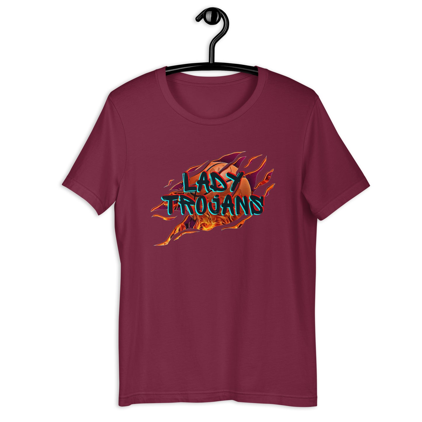 Lady Trojans Basketball Bella Canvas Unisex T-Shirt