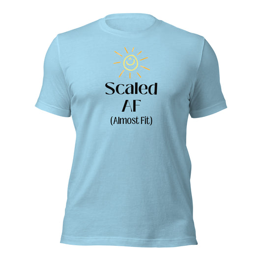 Crossfit Team Name Scaled AF (Almost Fit) Unisex T-Shirt