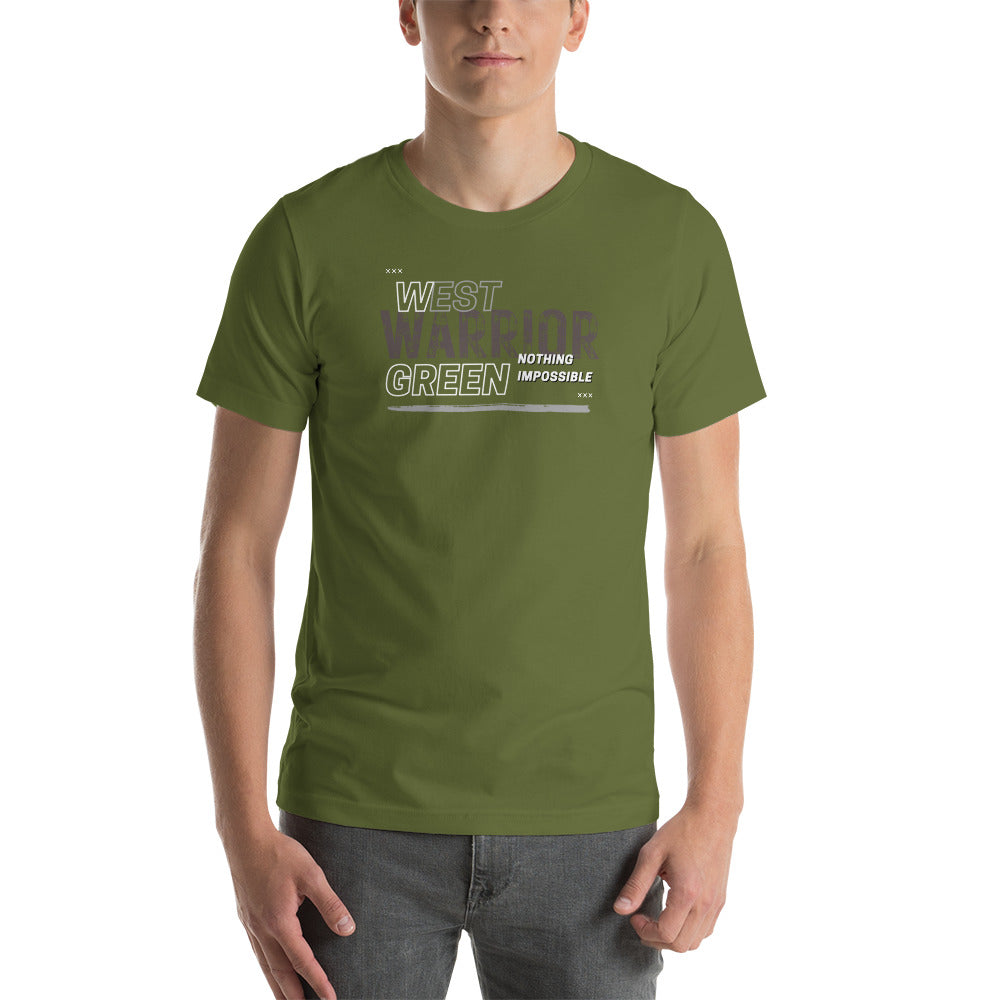 West Green Warrior Bella Canvas Unisex School T-Shirt