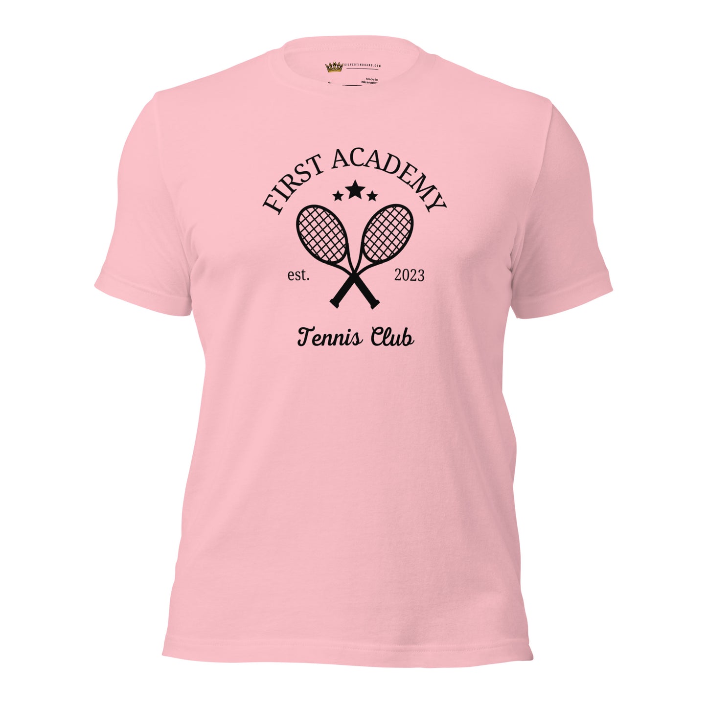 First Academy Tennis Club Shirt, Tennis T-Shirt, Bella Canvas Tennis Tee