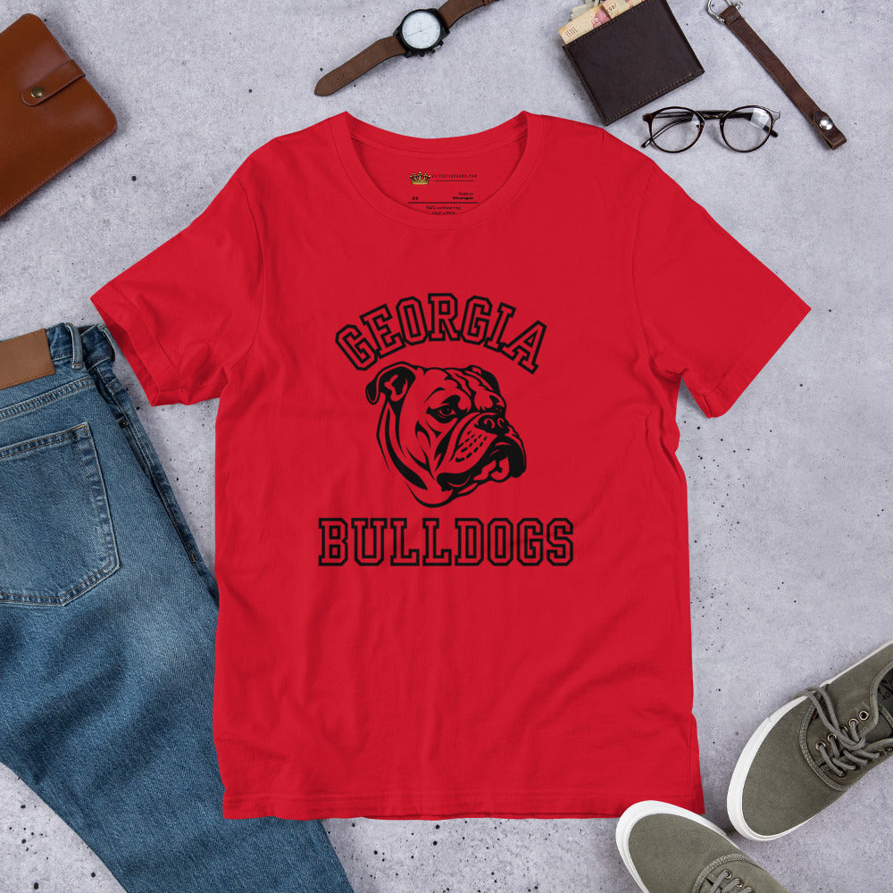 Georgia Bulldogs Bella Canvas Unisex T-Shirt, Game Day Shirt, Mascot Tee