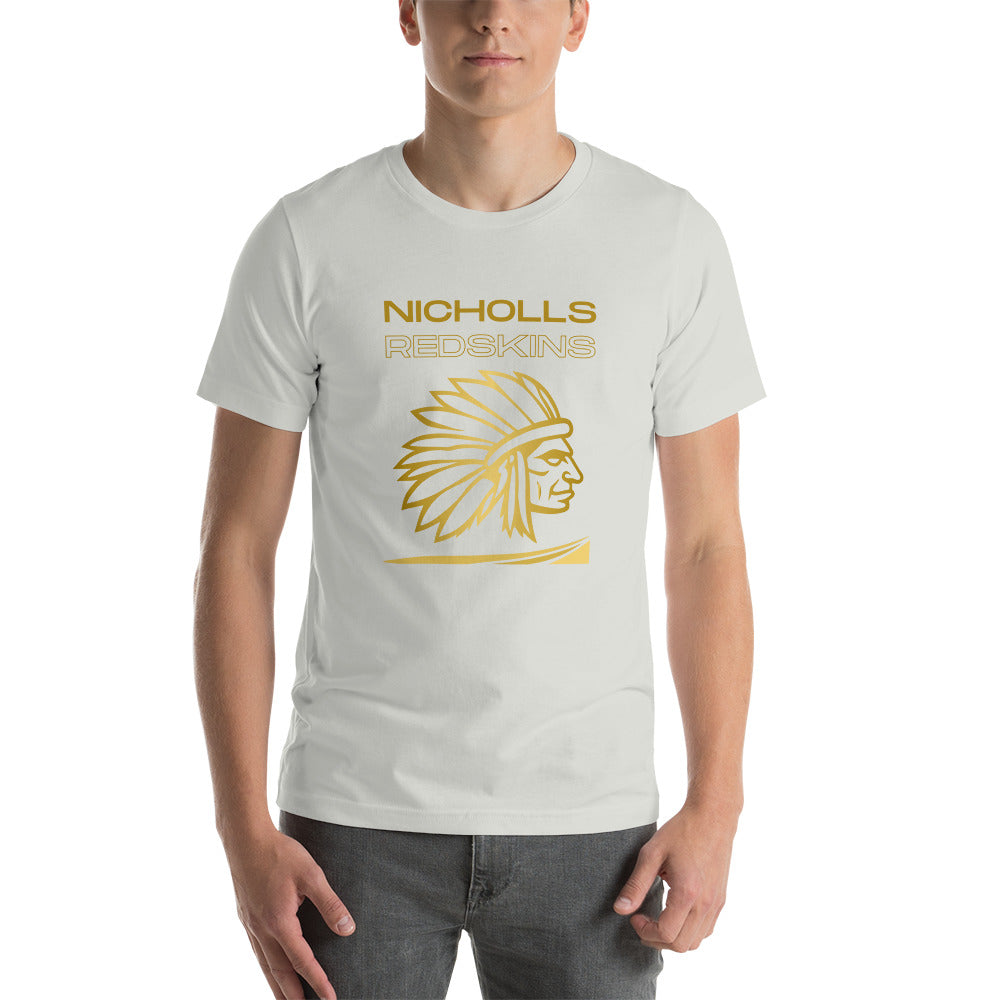 Nicholls Redskins Bella Canvas Unisex School T-Shirt