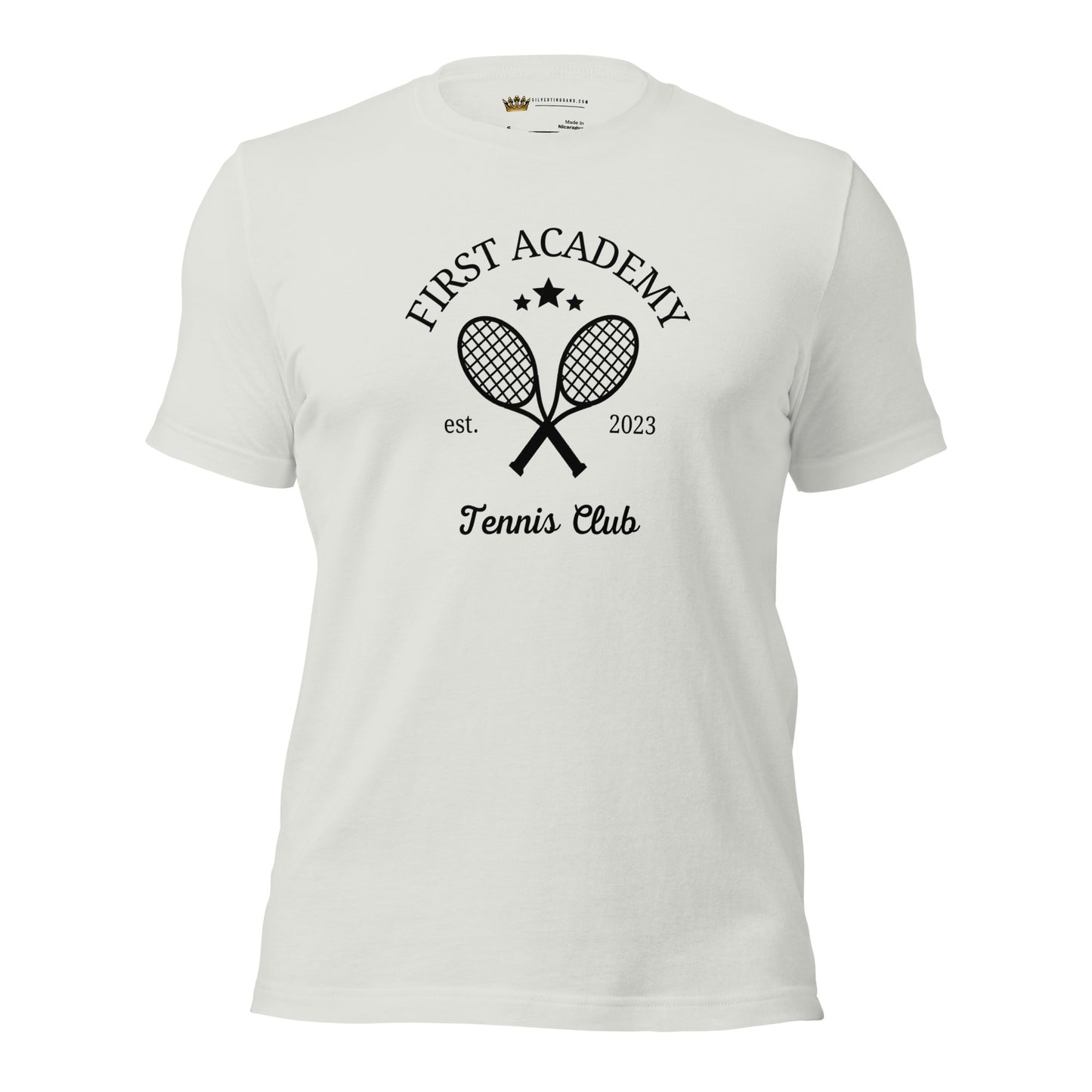 First Academy Tennis Club Shirt, Tennis T-Shirt, Bella Canvas Tennis Tee