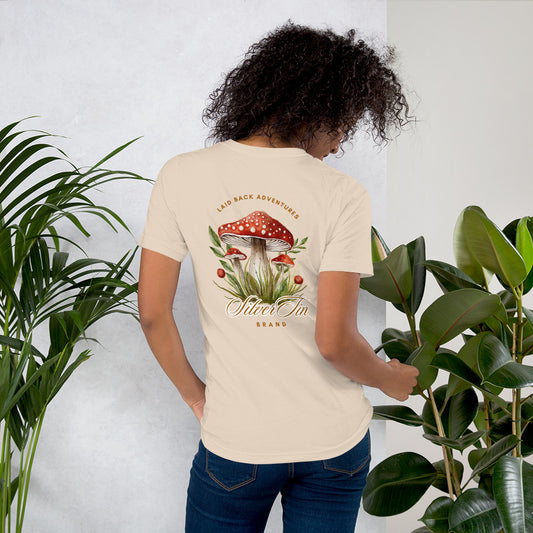 SilverTin Mushroom Laid Back Adventures Unisex Tee