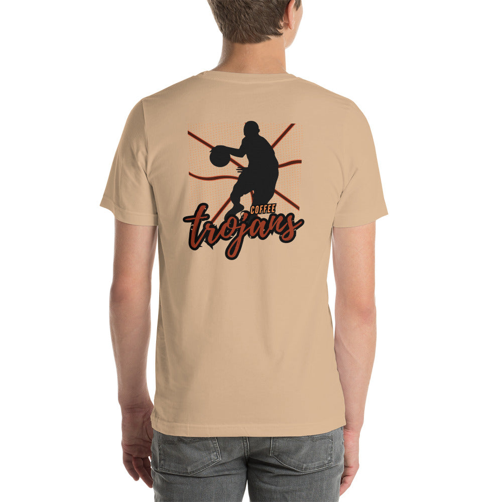 Coffee Trojan Basketball Unisex T-Shirt