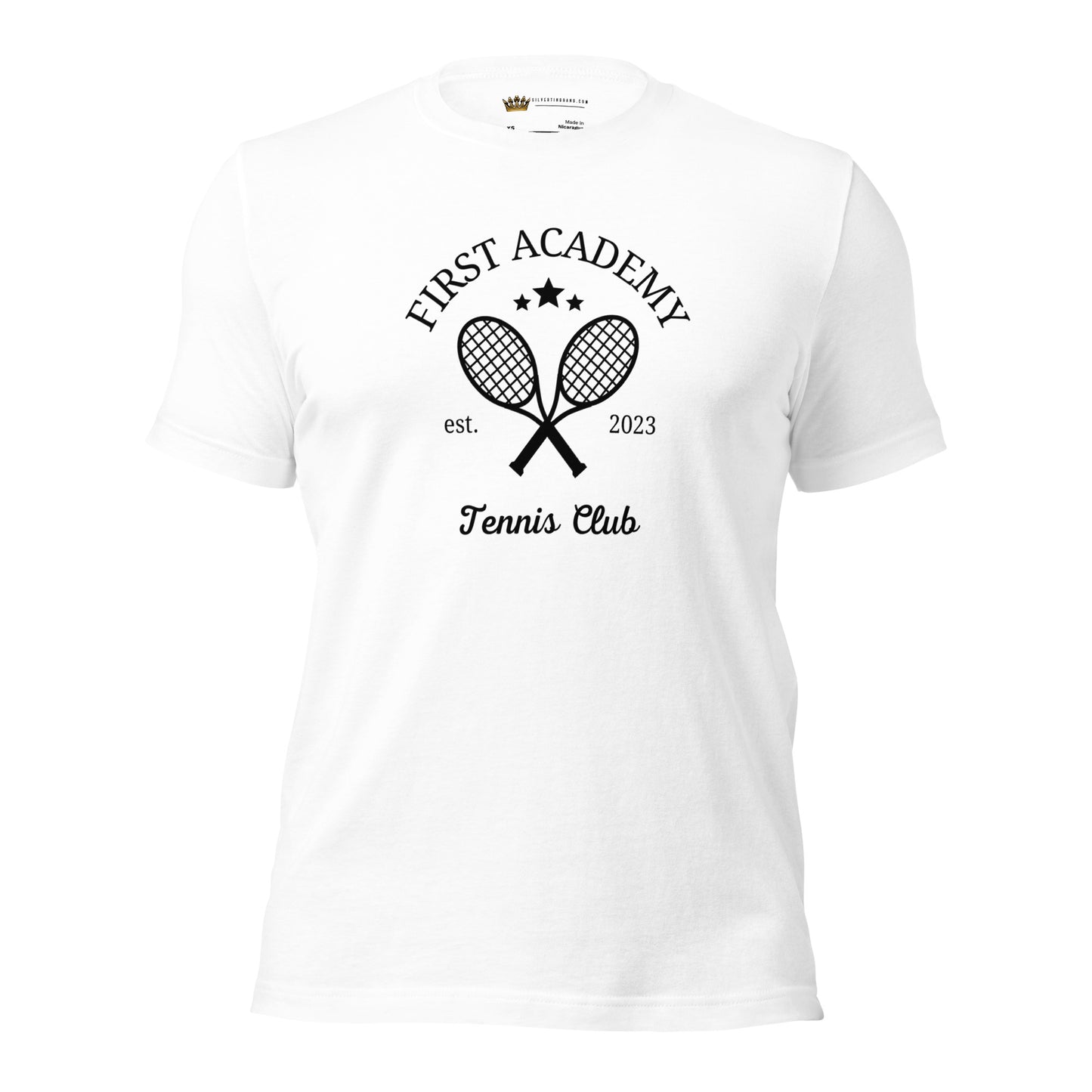 First Academy Tennis Club Shirt, Tennis T-Shirt, Bella Canvas Tennis Tee