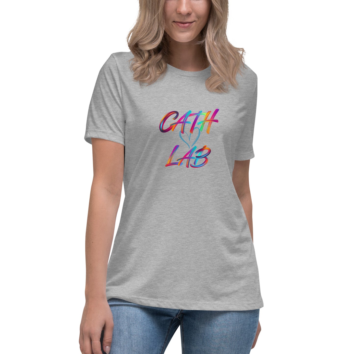 Cath Lab Women's Relaxed Healthcare T-Shirt