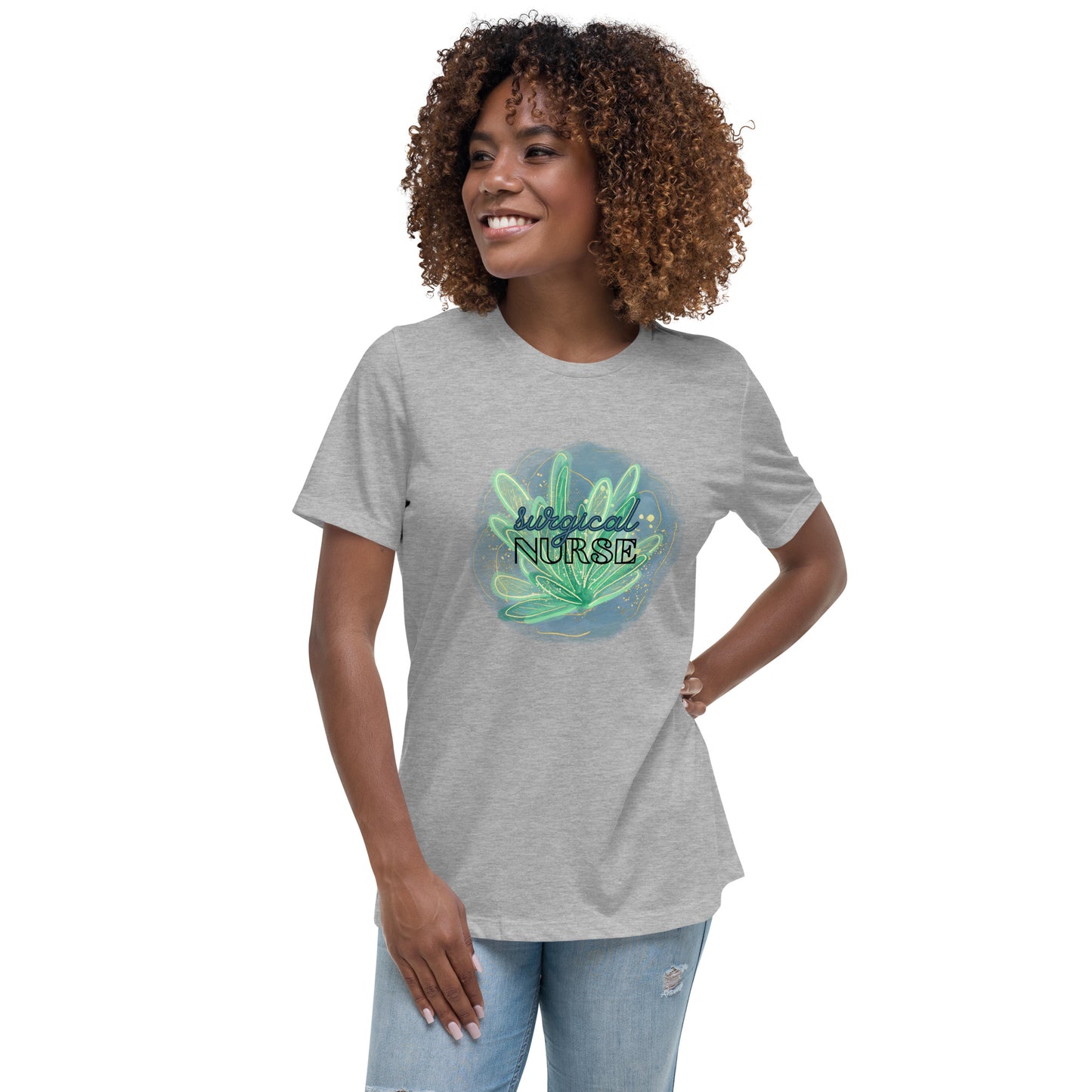 Surgical Nurse Women's Relaxed Healthcare T-Shirt