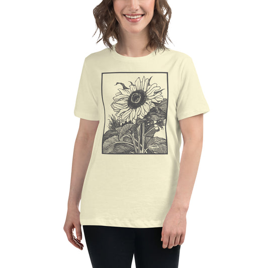 SilverTin Aesthetic Sunflower T-Shirt