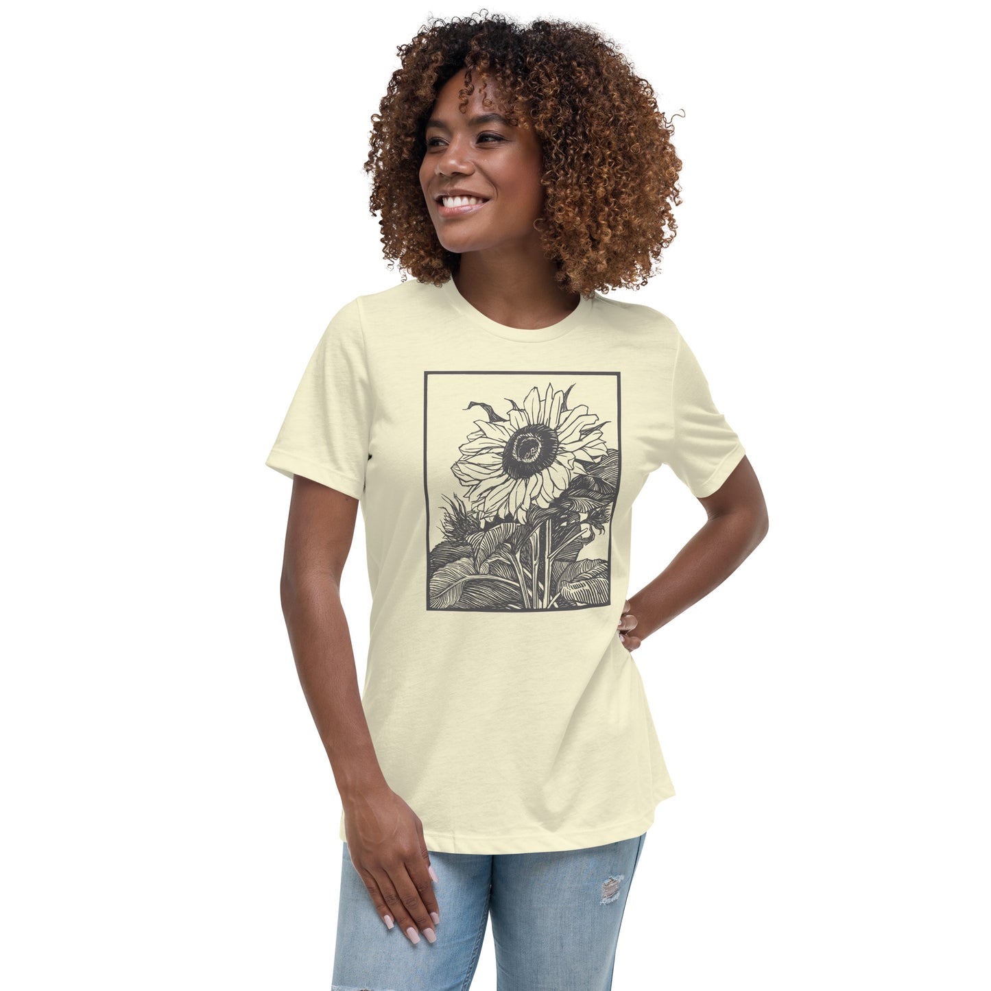 SilverTin Aesthetic Sunflower T-Shirt