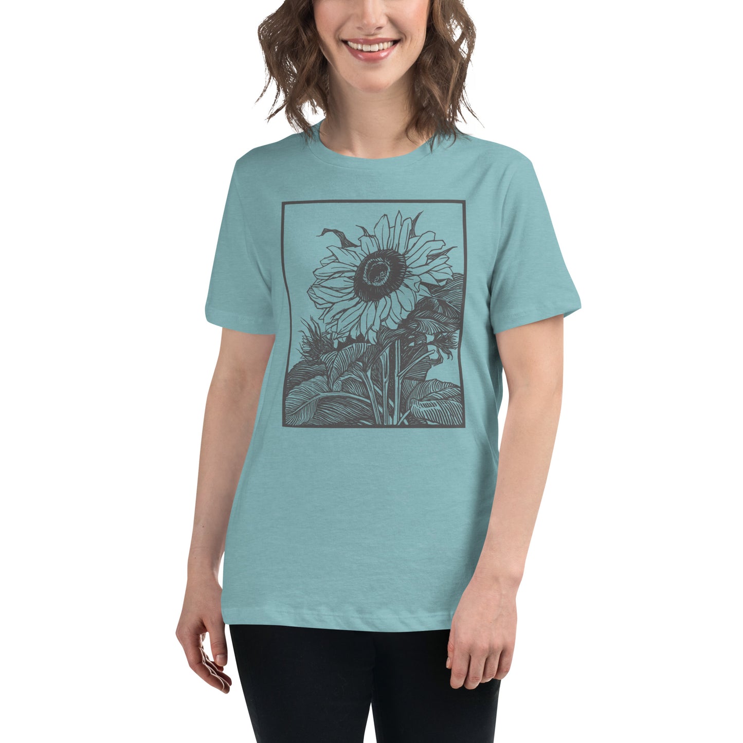 SilverTin Aesthetic Sunflower T-Shirt