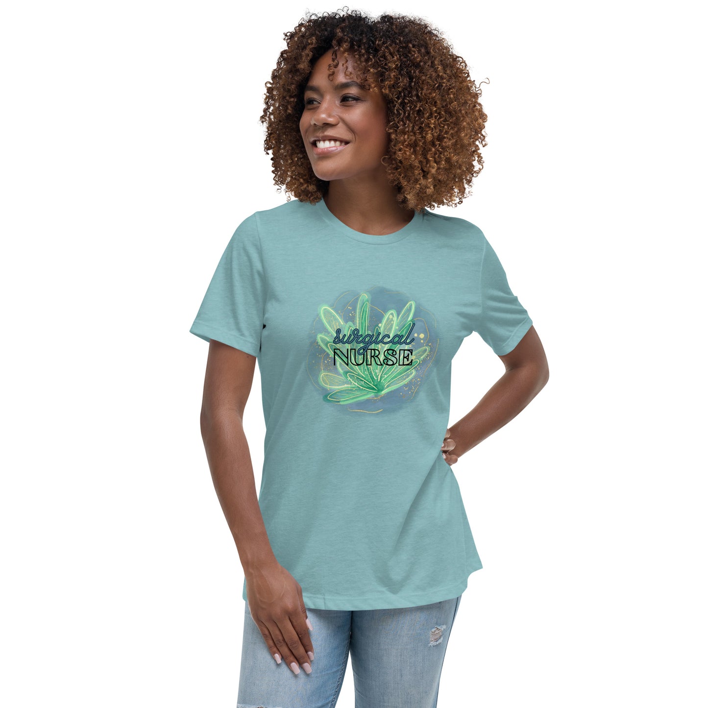 Surgical Nurse Women's Relaxed Healthcare T-Shirt