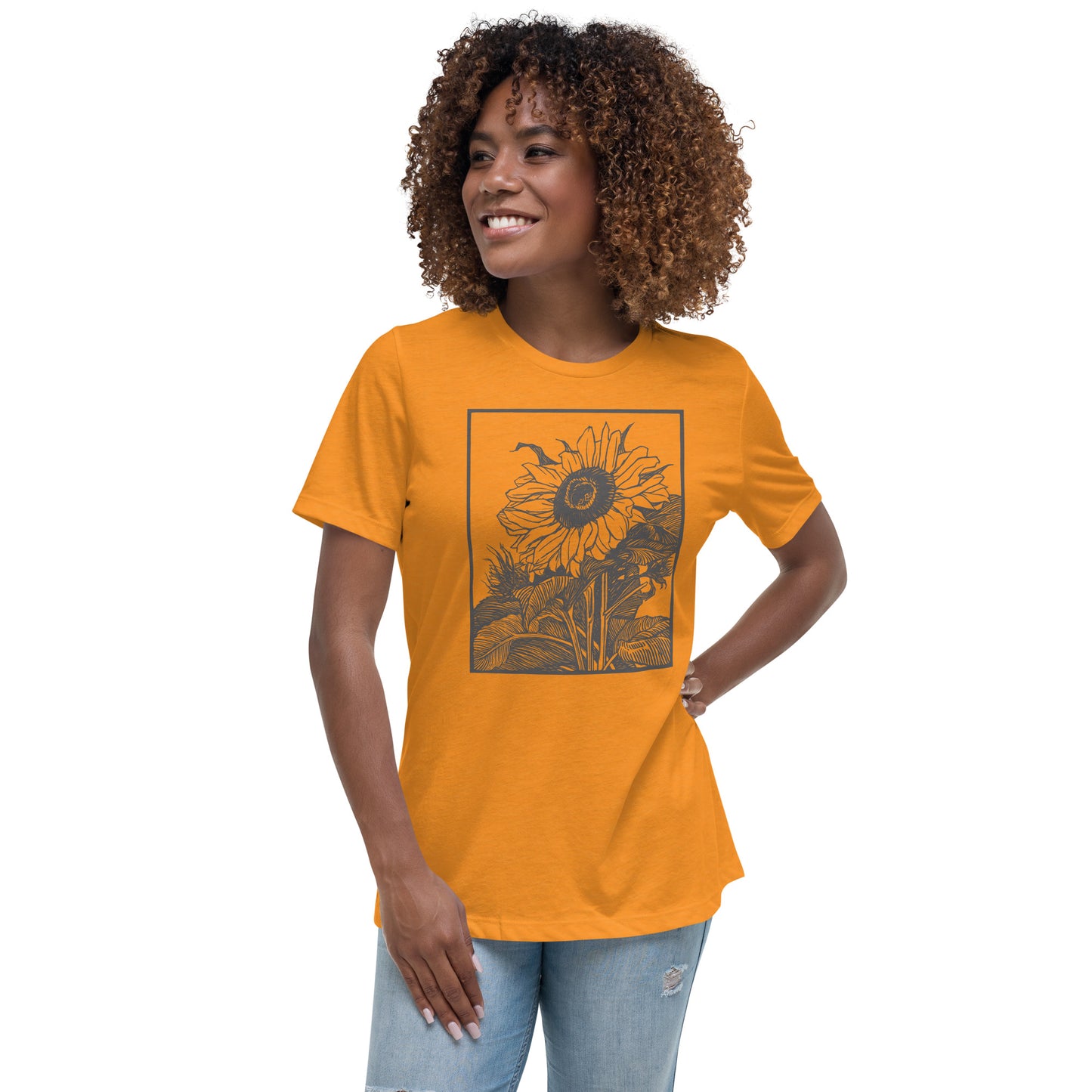 SilverTin Aesthetic Sunflower T-Shirt