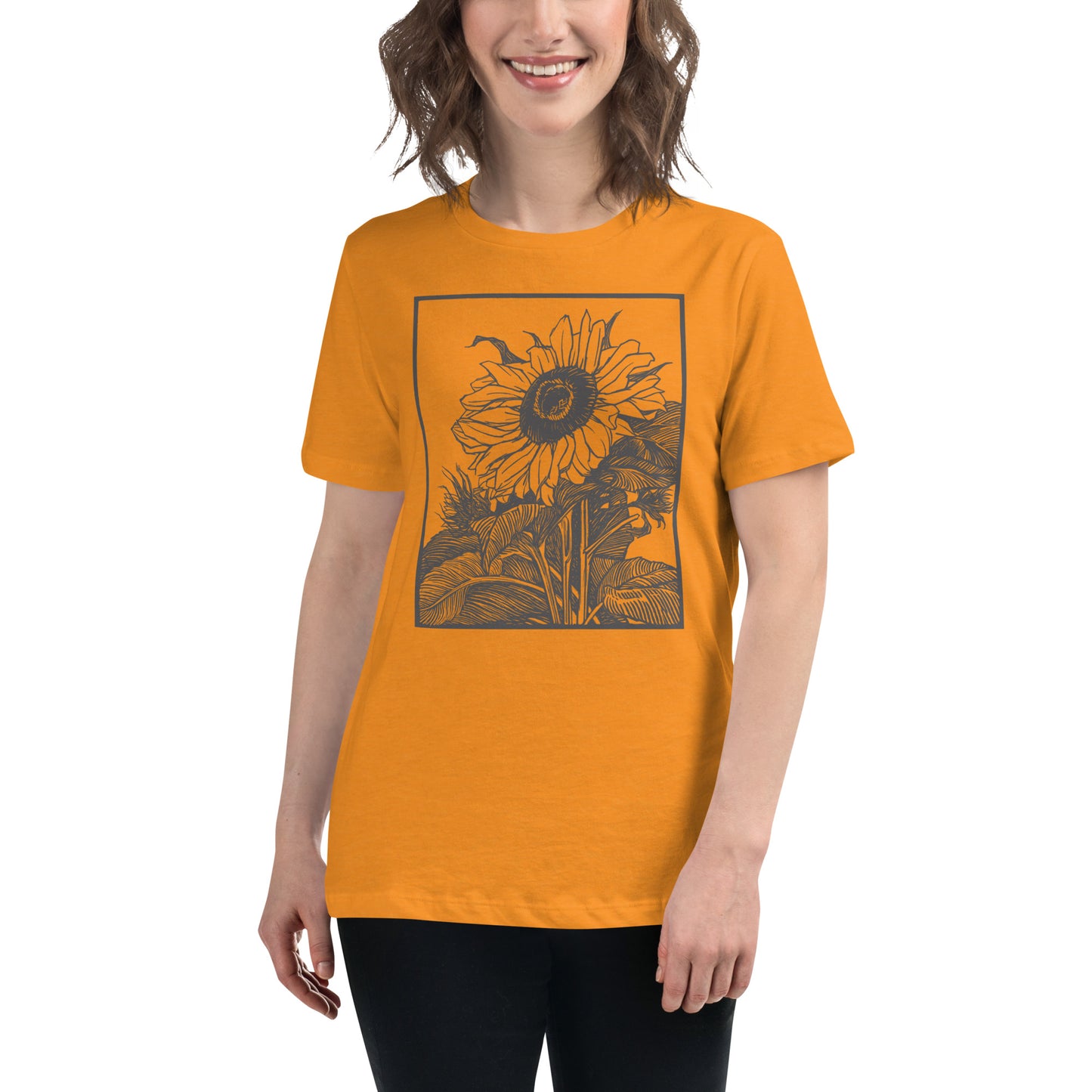 SilverTin Aesthetic Sunflower T-Shirt