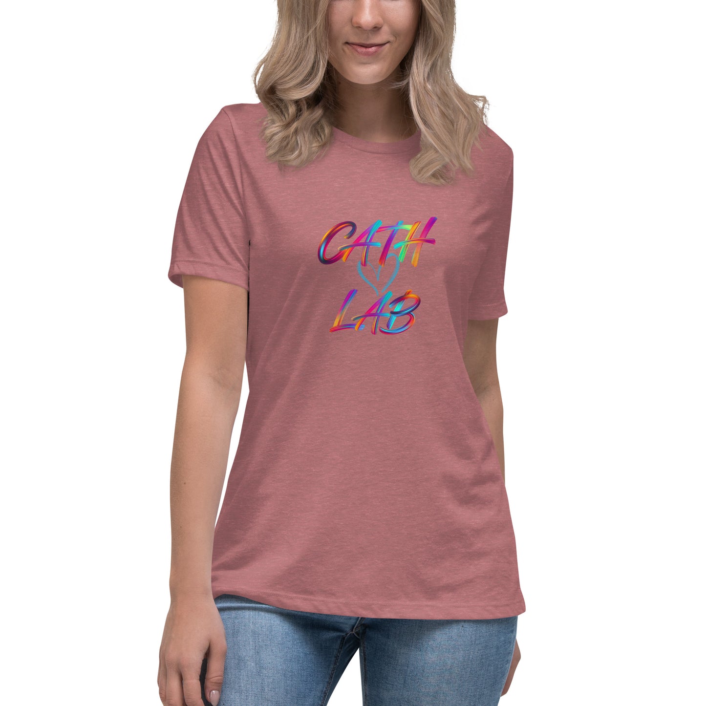 Cath Lab Women's Relaxed Healthcare T-Shirt