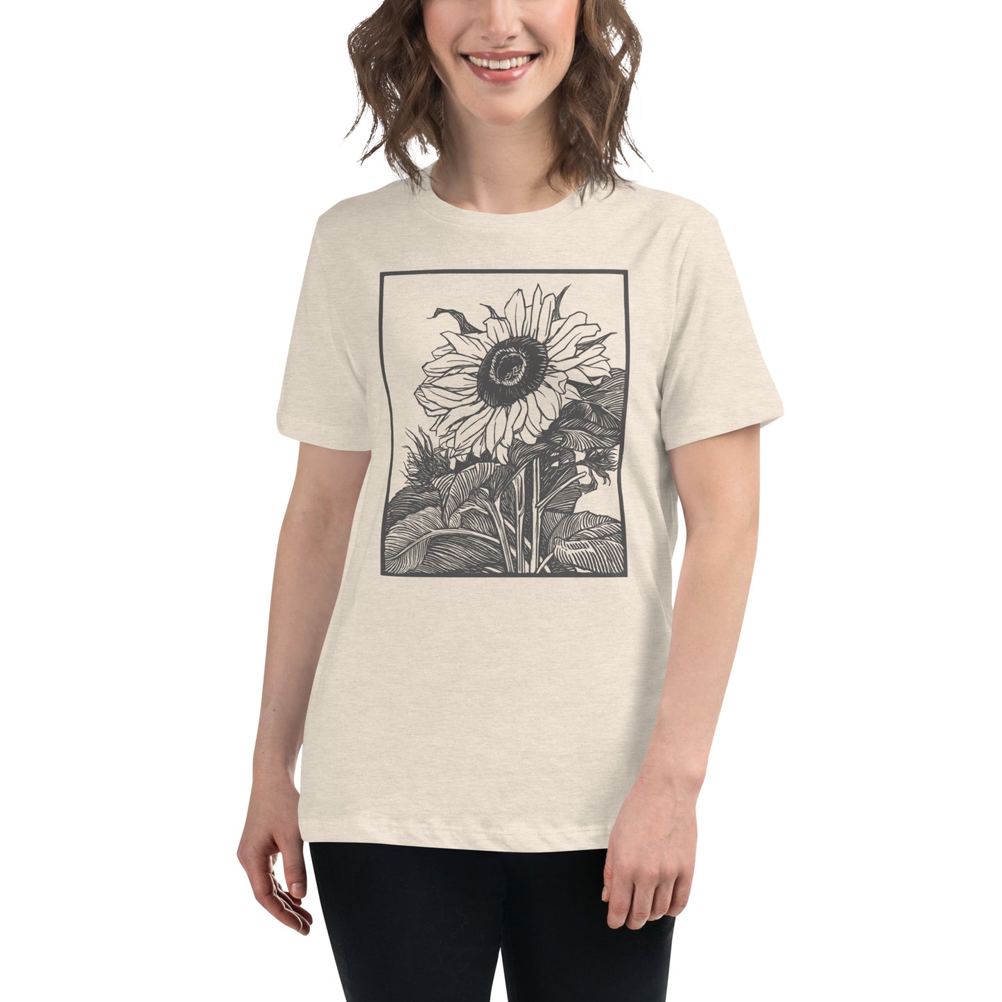 SilverTin Aesthetic Sunflower T-Shirt