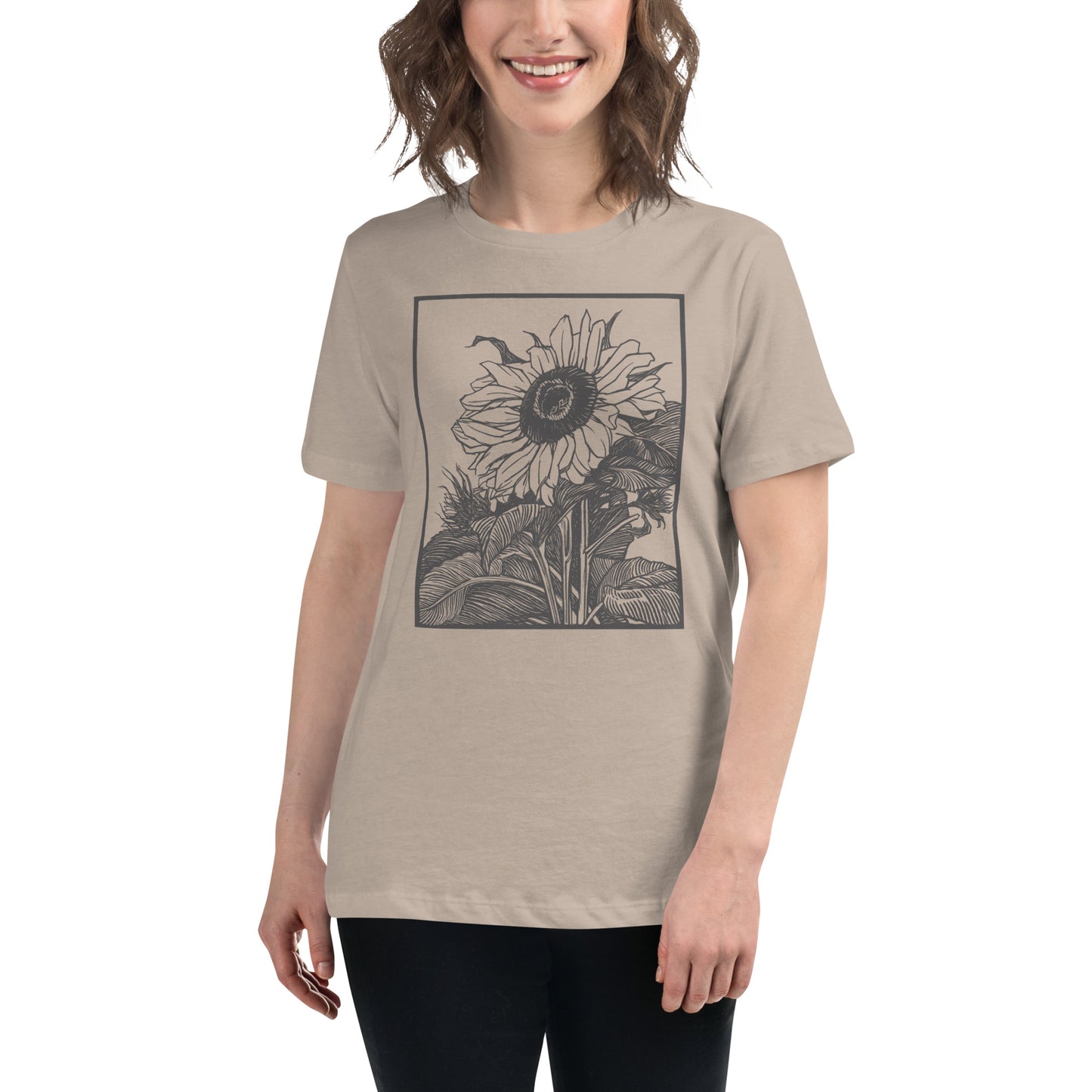 SilverTin Aesthetic Sunflower T-Shirt