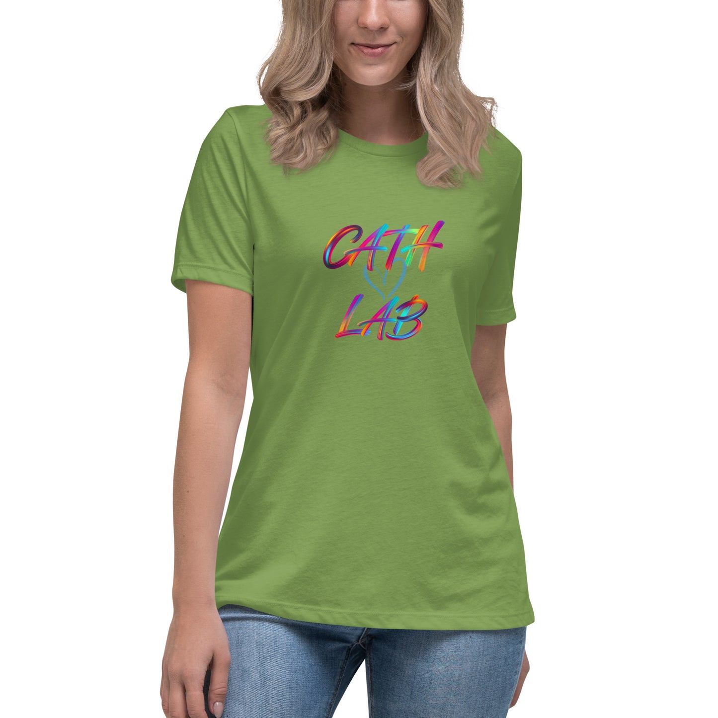 Cath Lab Women's Relaxed Healthcare T-Shirt