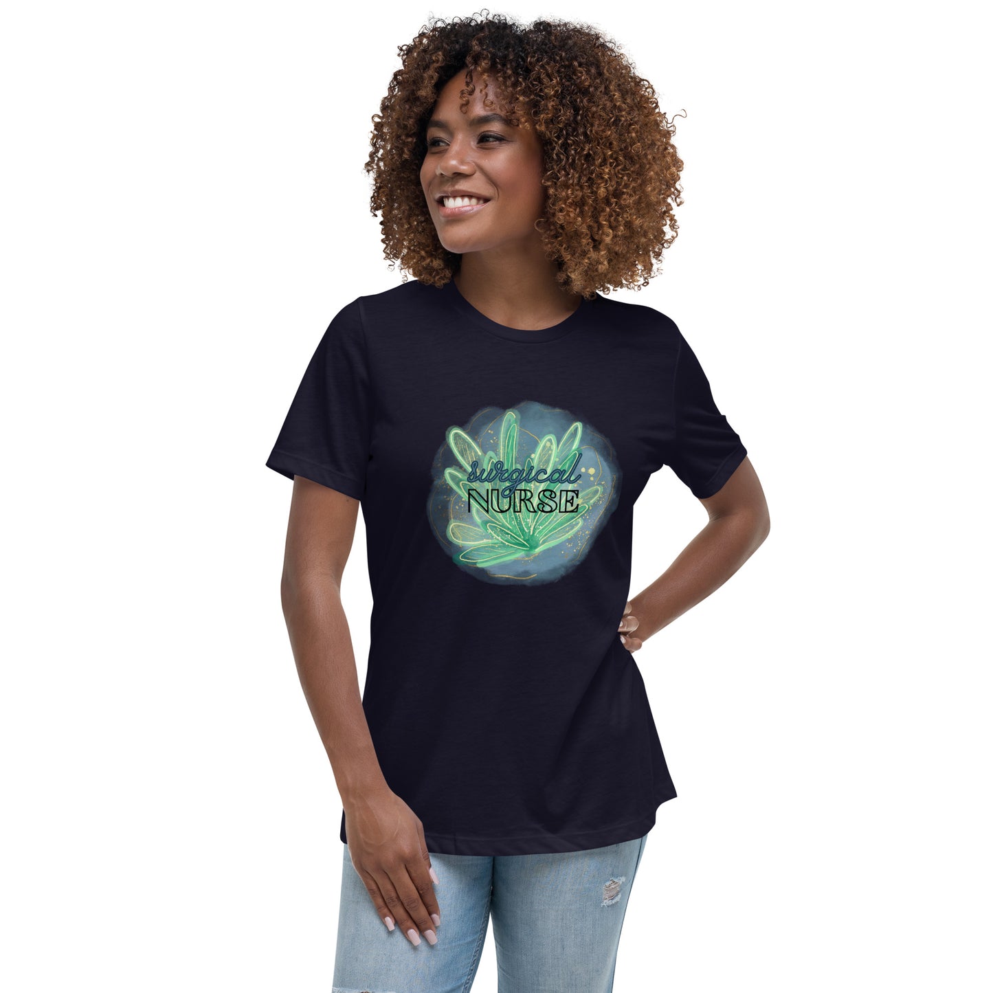 Surgical Nurse Women's Relaxed Healthcare T-Shirt