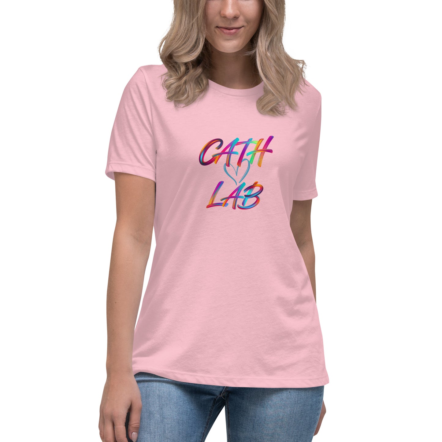 Cath Lab Women's Relaxed Healthcare T-Shirt