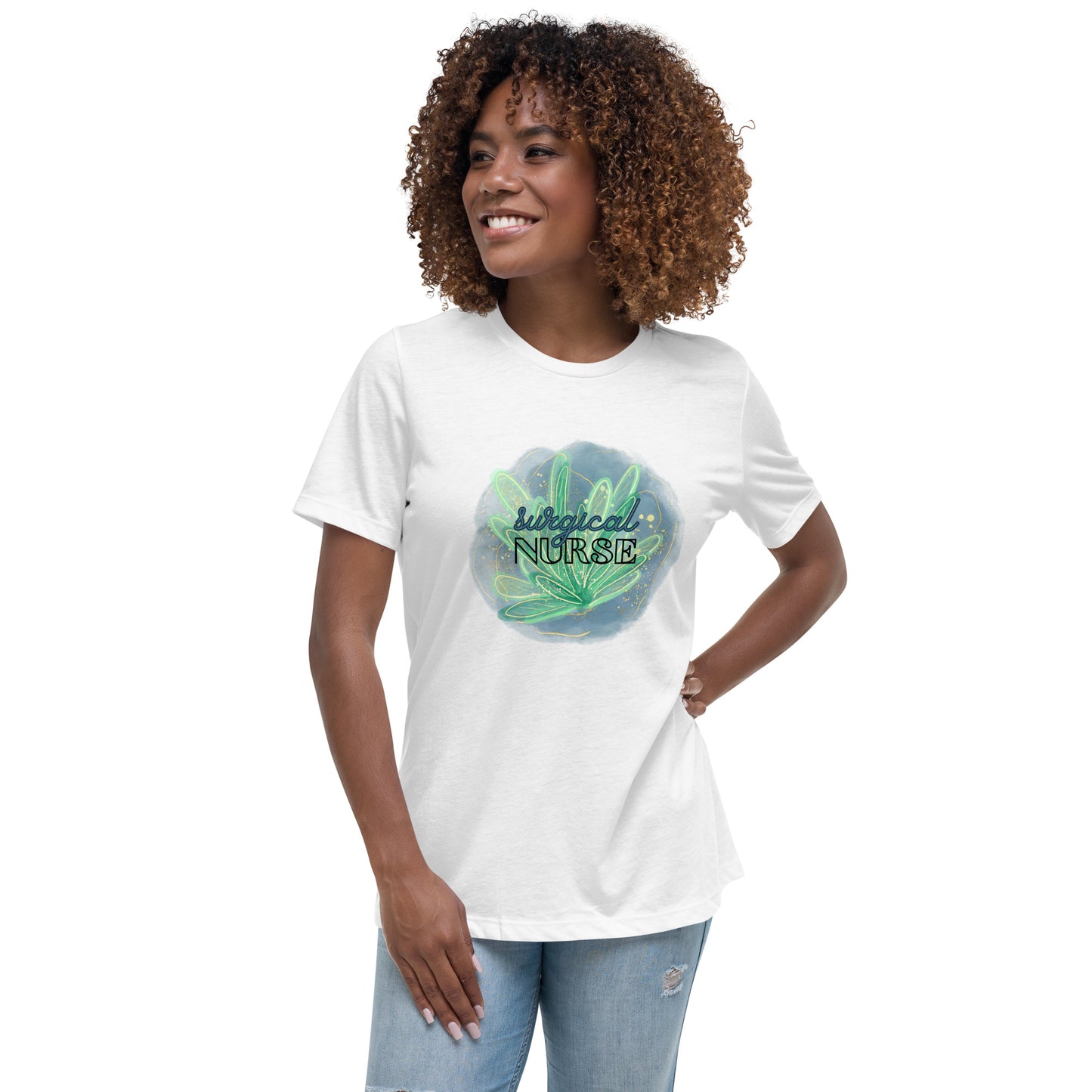 Surgical Nurse Women's Relaxed Healthcare T-Shirt