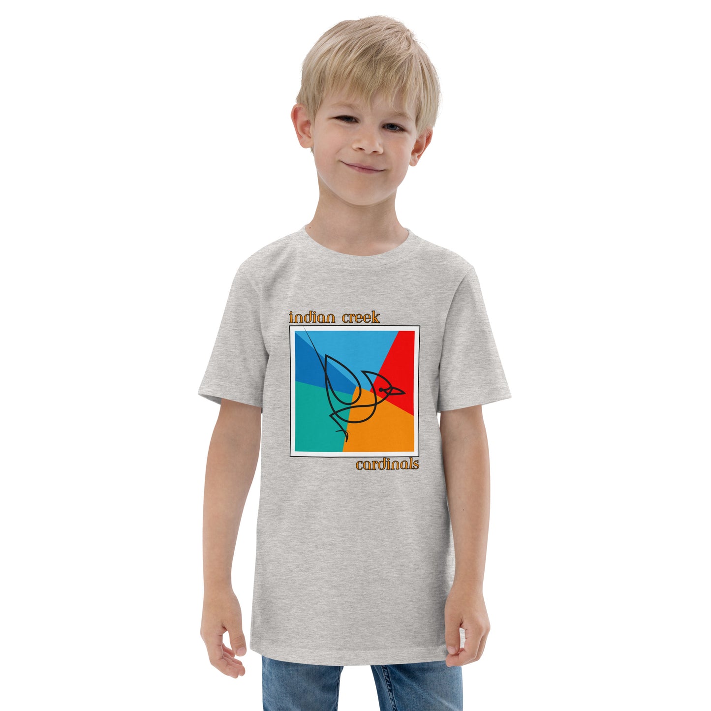 Youth School Indian Creek Cardinals Jersey T-Shirt