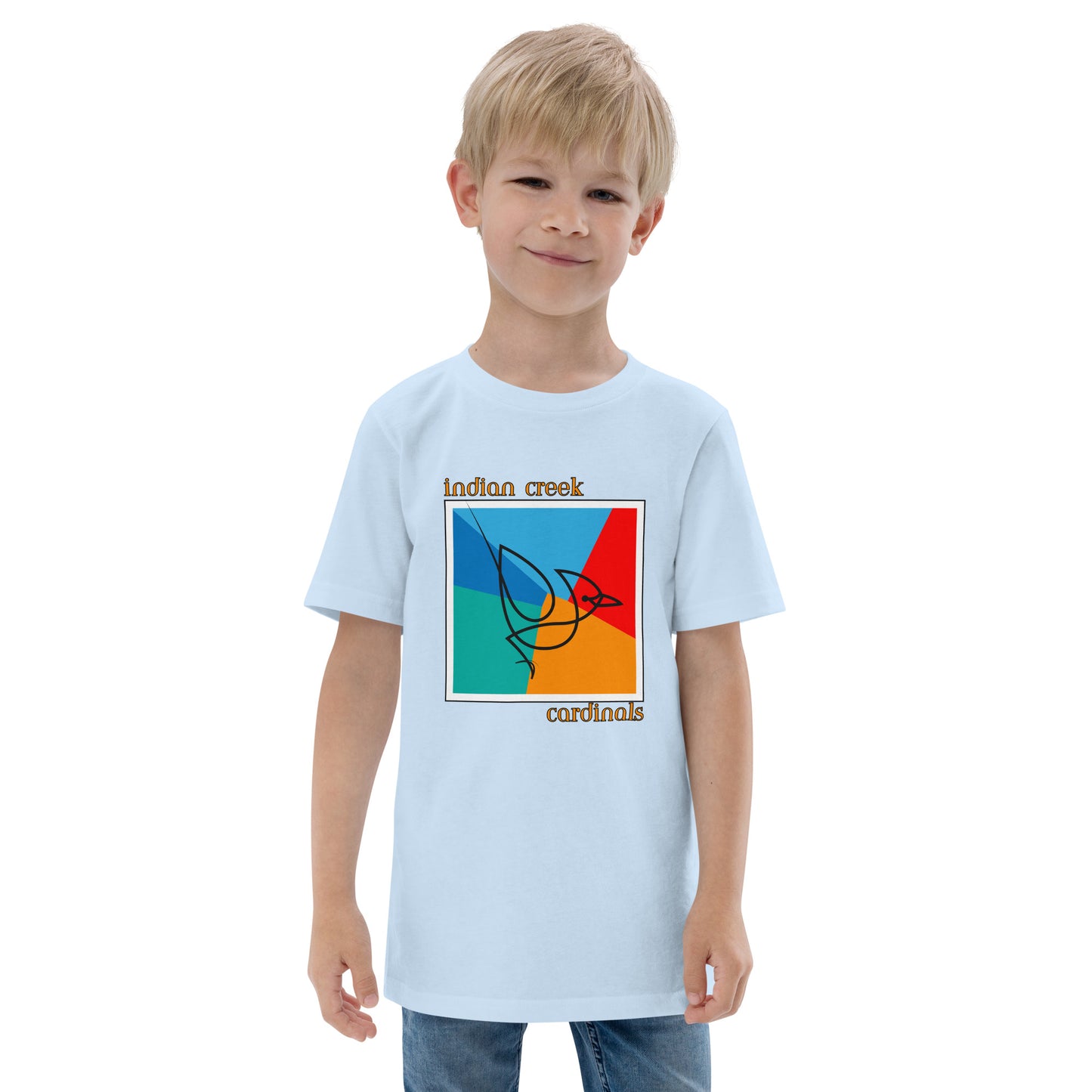 Youth School Indian Creek Cardinals Jersey T-Shirt