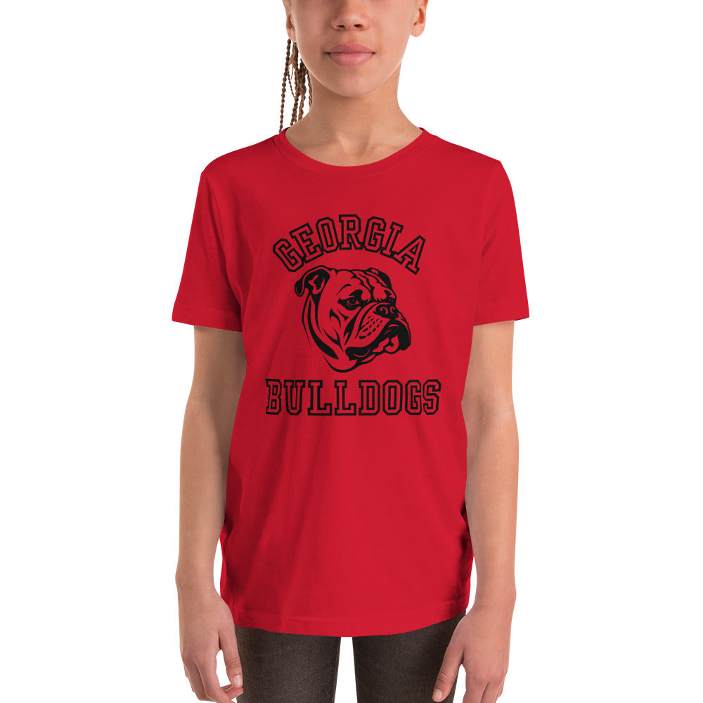 Youth Georgia Bulldogs T-Shirt, Game Day Shirt, Mascot Tee, Kids Mascot Shirt