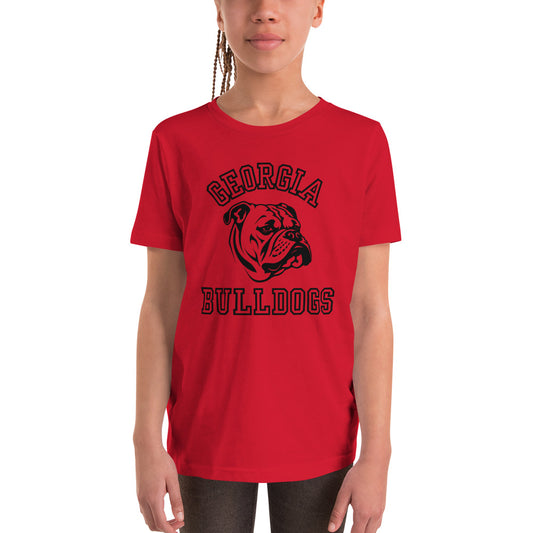 Youth Georgia Bulldogs T-Shirt, Game Day Shirt, Mascot Tee, Kids Mascot Shirt